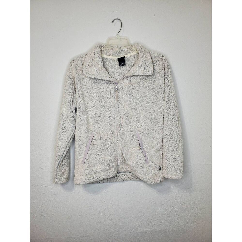 THE NORTH FACE woman's gray fleece jacket size L